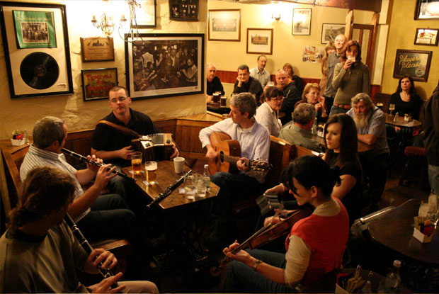 Typisch irische Pub-Session im O'Connors